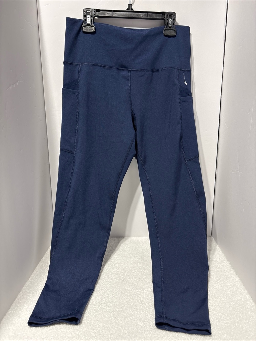BSP Women's Navy Better Sports Performance Leggings with Side Pockets